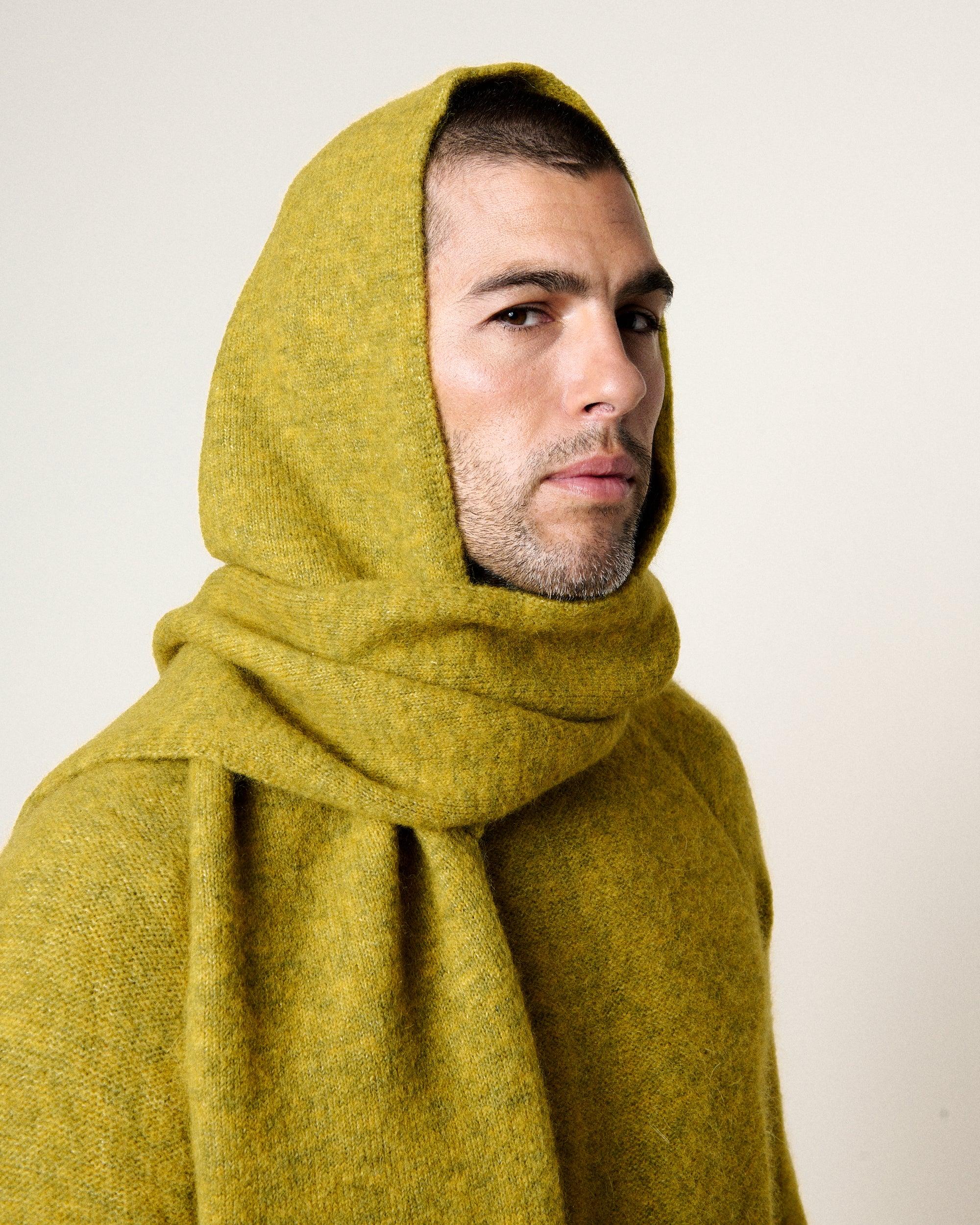Homecore Baby Hood Green Haze Strickkapuze Unisex grün